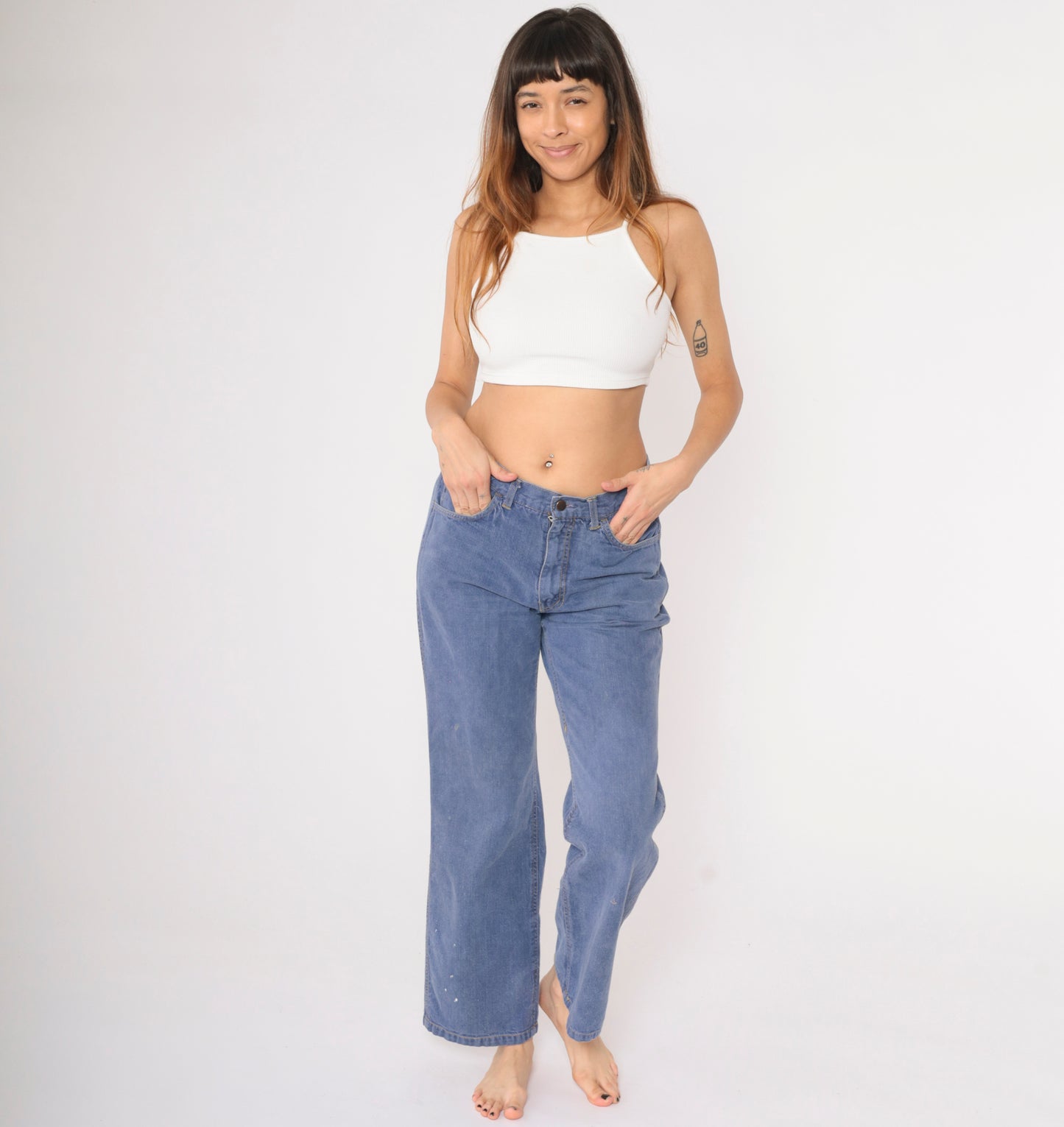 70s Jean Team Bell Bottoms 32-34