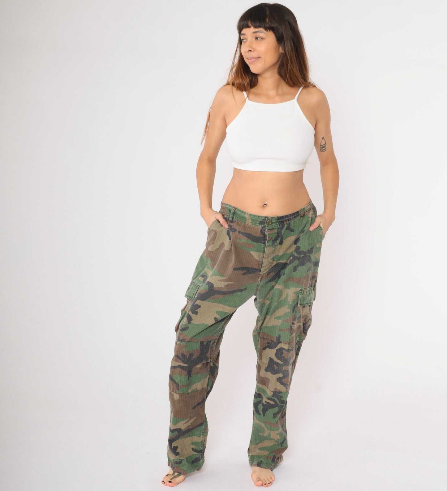 Vintage Camo Army Pants XL R