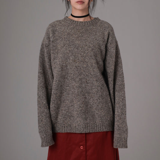 90s Grey Wool Sweater