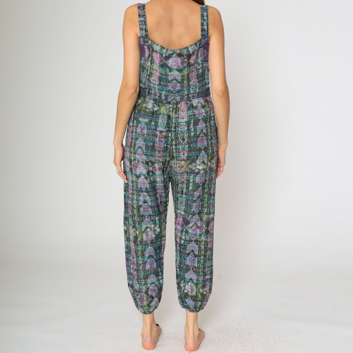 Guatemalan-Inspired Jumpsuit with Floral Bib