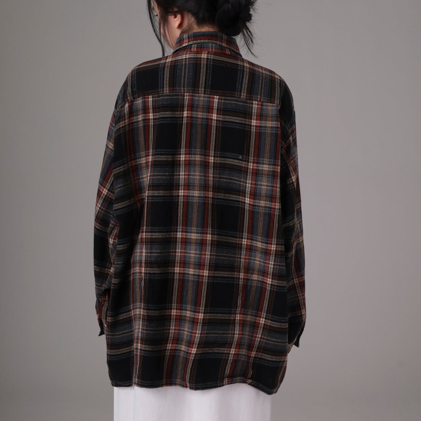 90s Brown Plaid Flannel