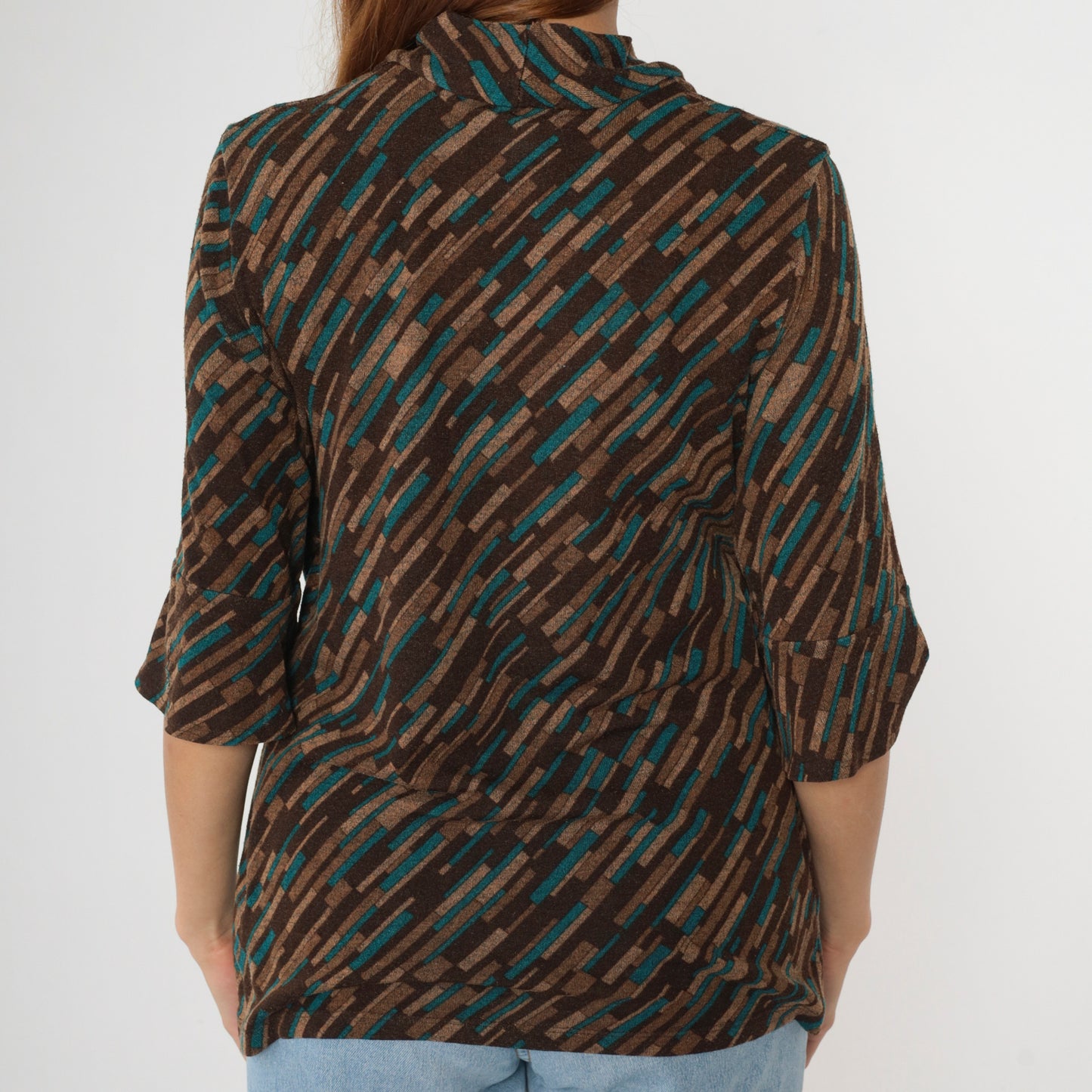 Y2K Empire Waist Broken Stripe Top L/P