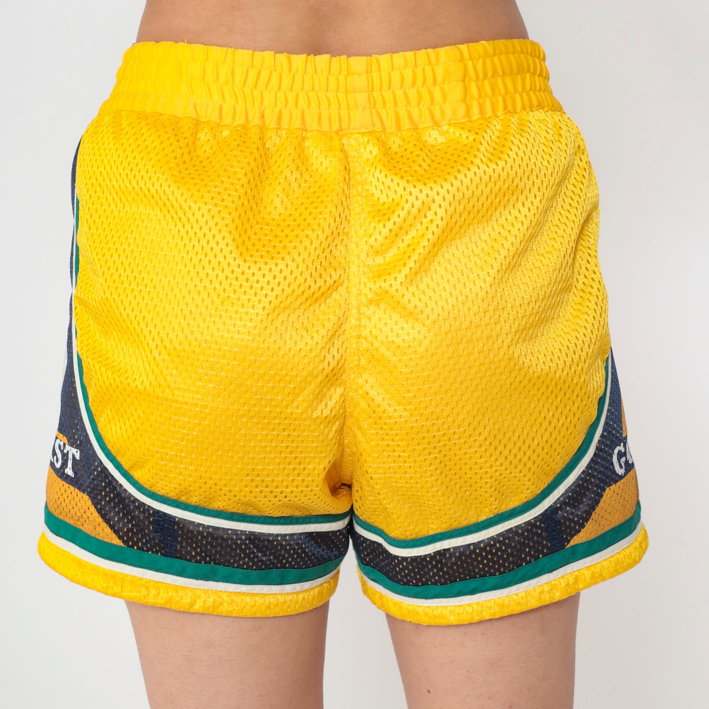 Vintage Gold Coast NBL Basketball Shorts M