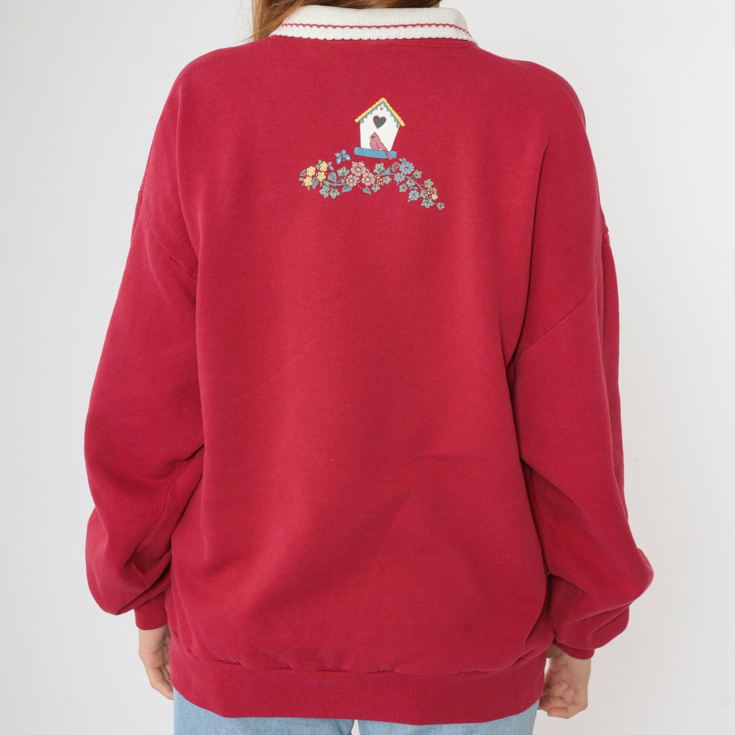 90s Morning Sun Birdhouse Sweatshirt XL