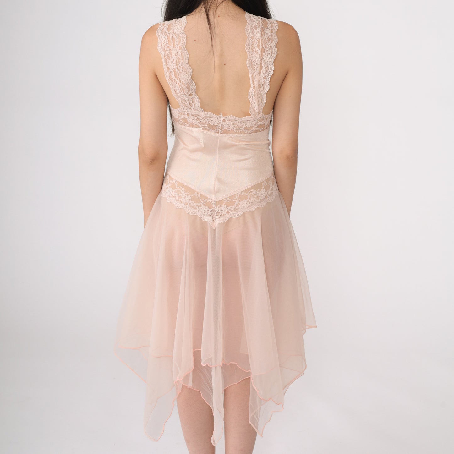 70's Blush Pink Ballet Nightgown