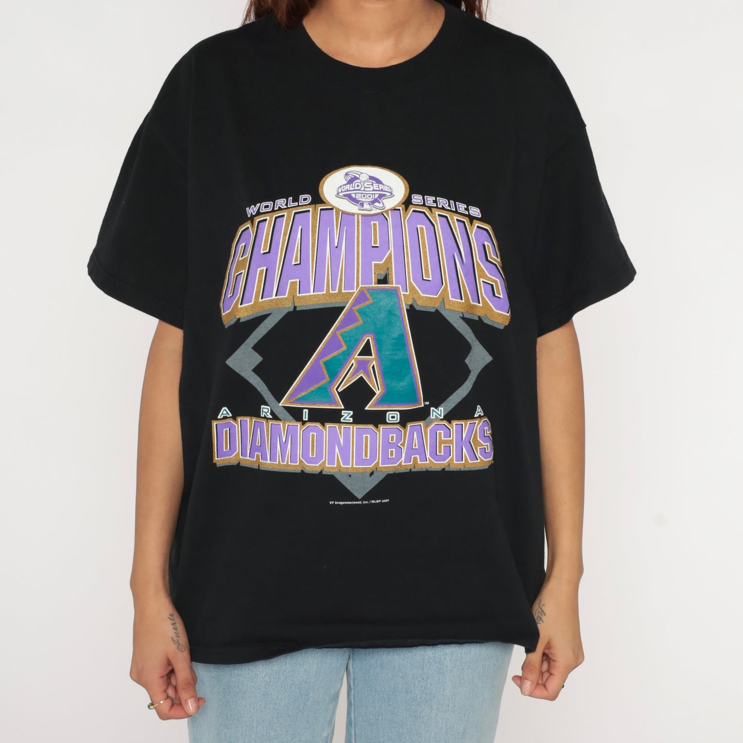 2001 Arizona Diamondbacks World Series Shirt XL