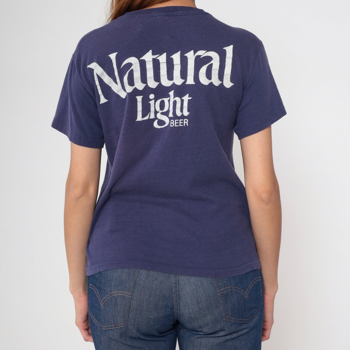 80s Lambda Chi Alpha Fraternity Beer T-Shirt S