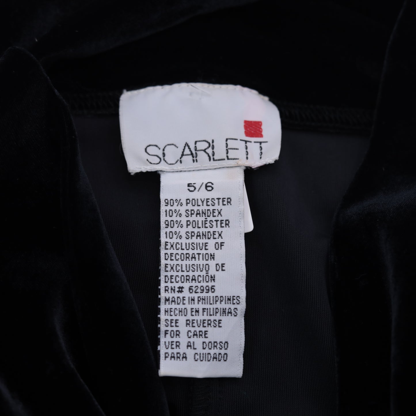 90s Black Velvet Maxi Dress with Chain Belt 5/6