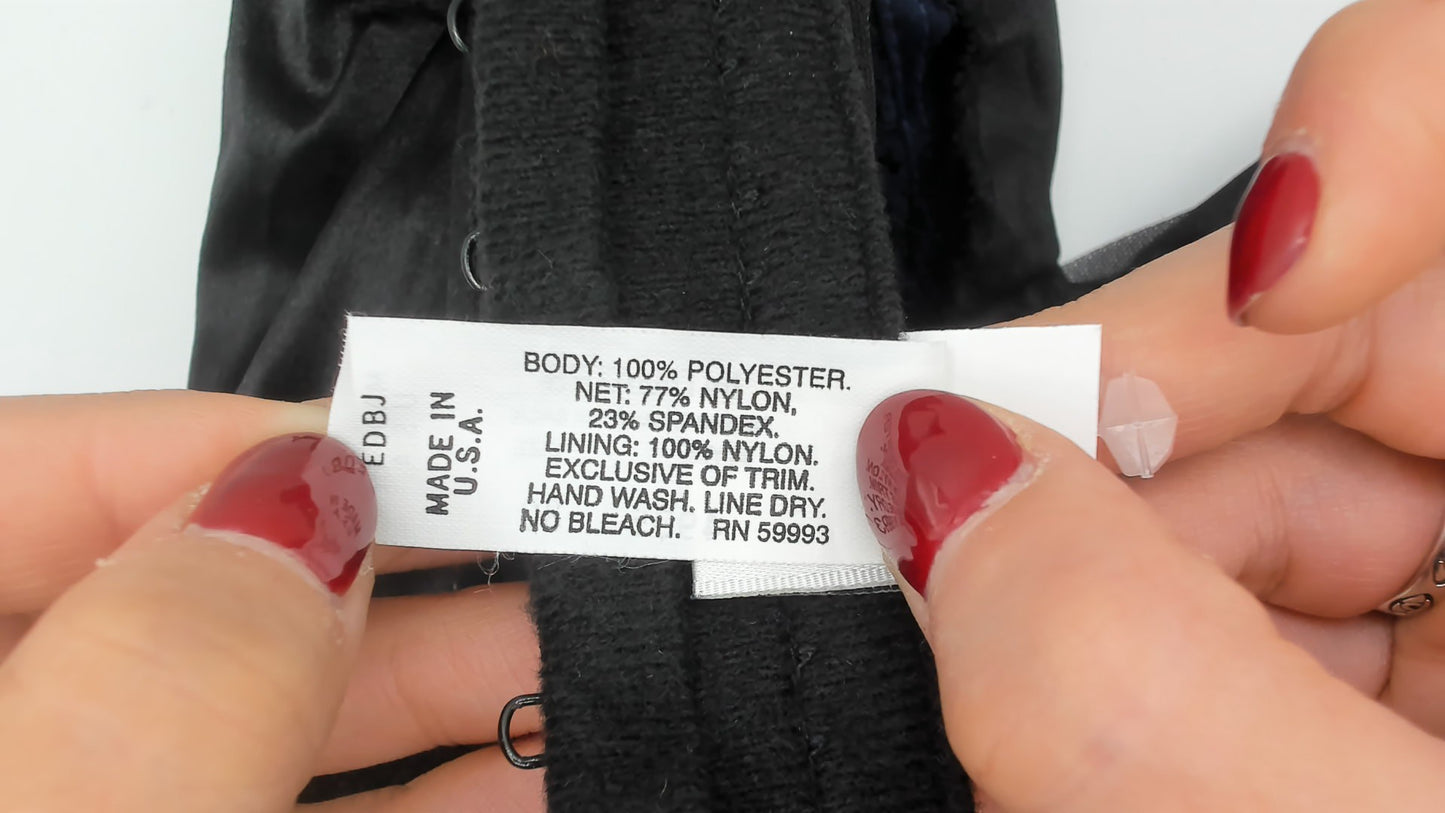 Christian Dior Black Bustier 90s Designer Corset Sweetheart Neckline Structured Boning Y2K Goth Lingerie Intimates Extra Small XS