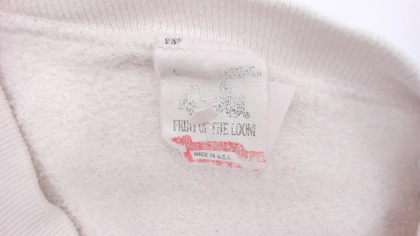 90s Pepsi Christmas Sweatshirt White Diet Pepsi Santa Holiday Crewneck Pullover Vintage Fruit Of The Loom Novelty Print Yule Large L