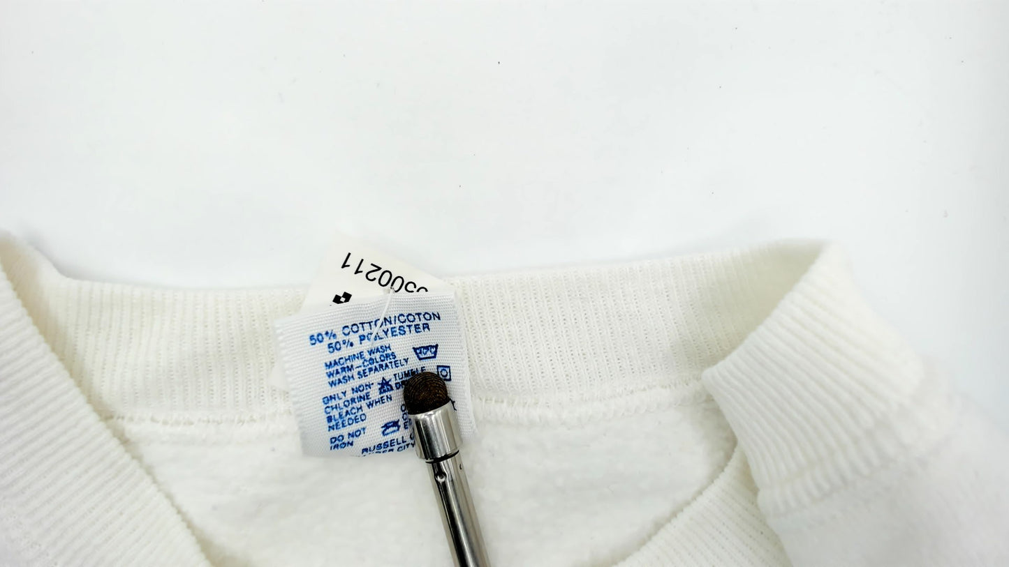 90s Goose Sweatshirt Maryland Tidewater Inn Easton White Graphic Crewneck Vintage Tourist Souvenir Pullover Casual Preppy Extra Large XL