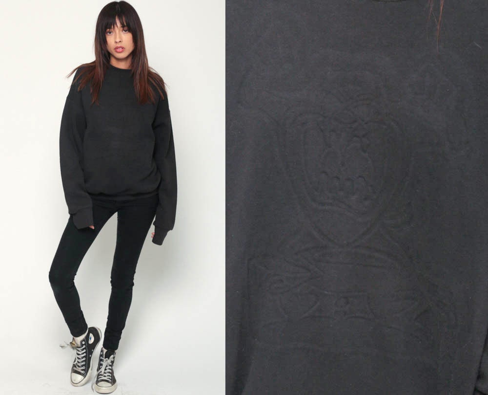 90s Looney Tunes Tasmanian Devil Taz Graphic Sweatshirt Black Extra Large