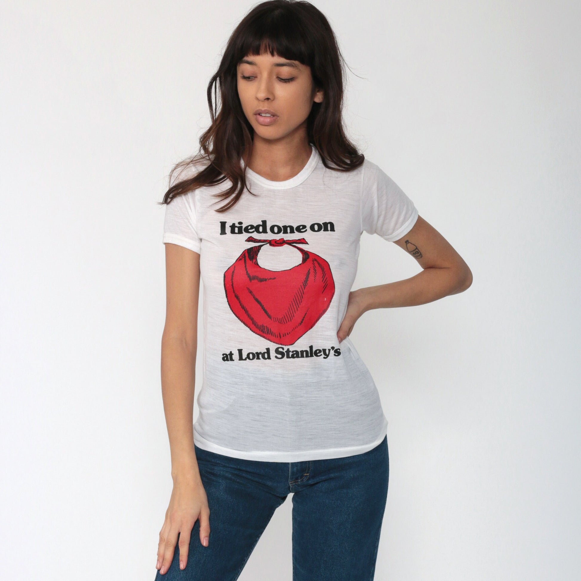80s Lord Stanley's Restaurant Single Stitch Graphic Tee Small