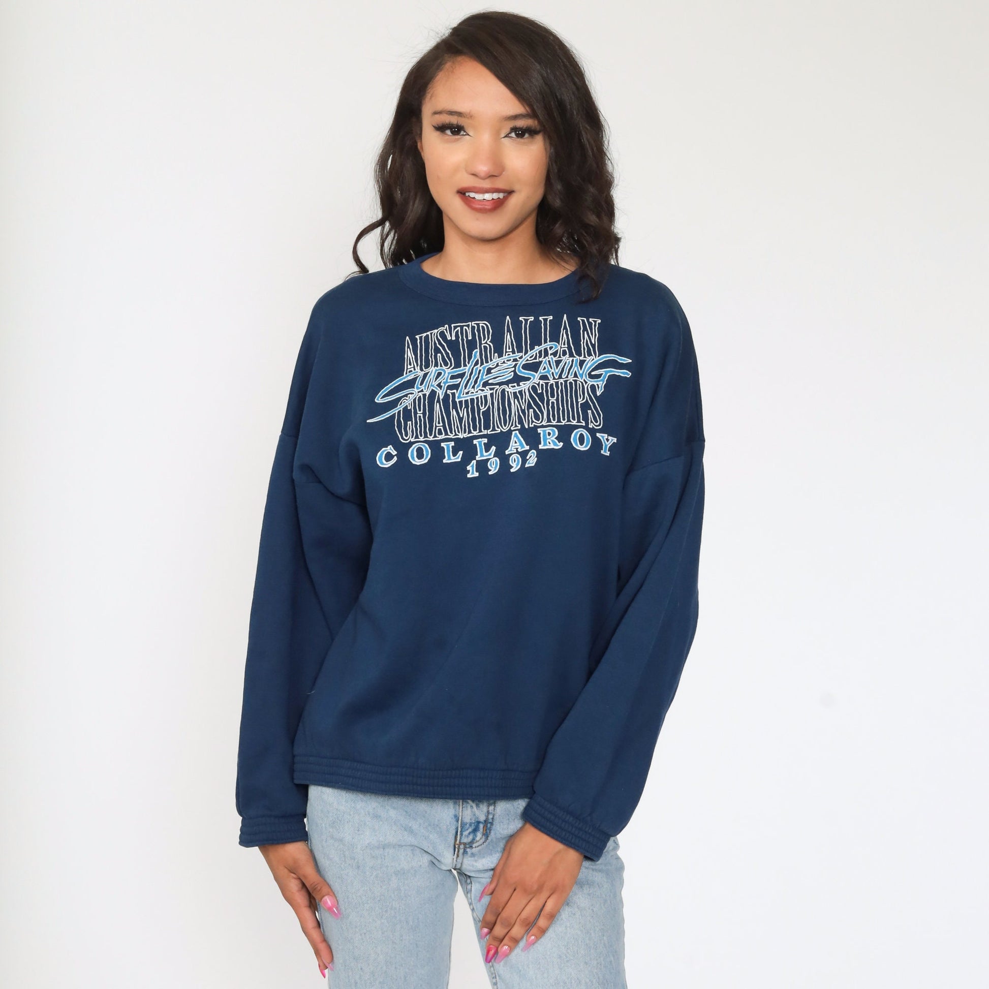 1992 Australia Surf Life Saving Championships Sweatshirt Blue Extra Large XXL