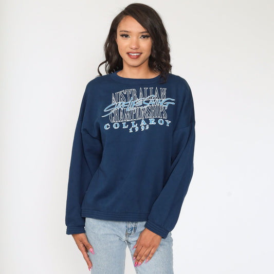 1992 Australia Surf Life Saving Championships Sweatshirt Blue Extra Large XXL