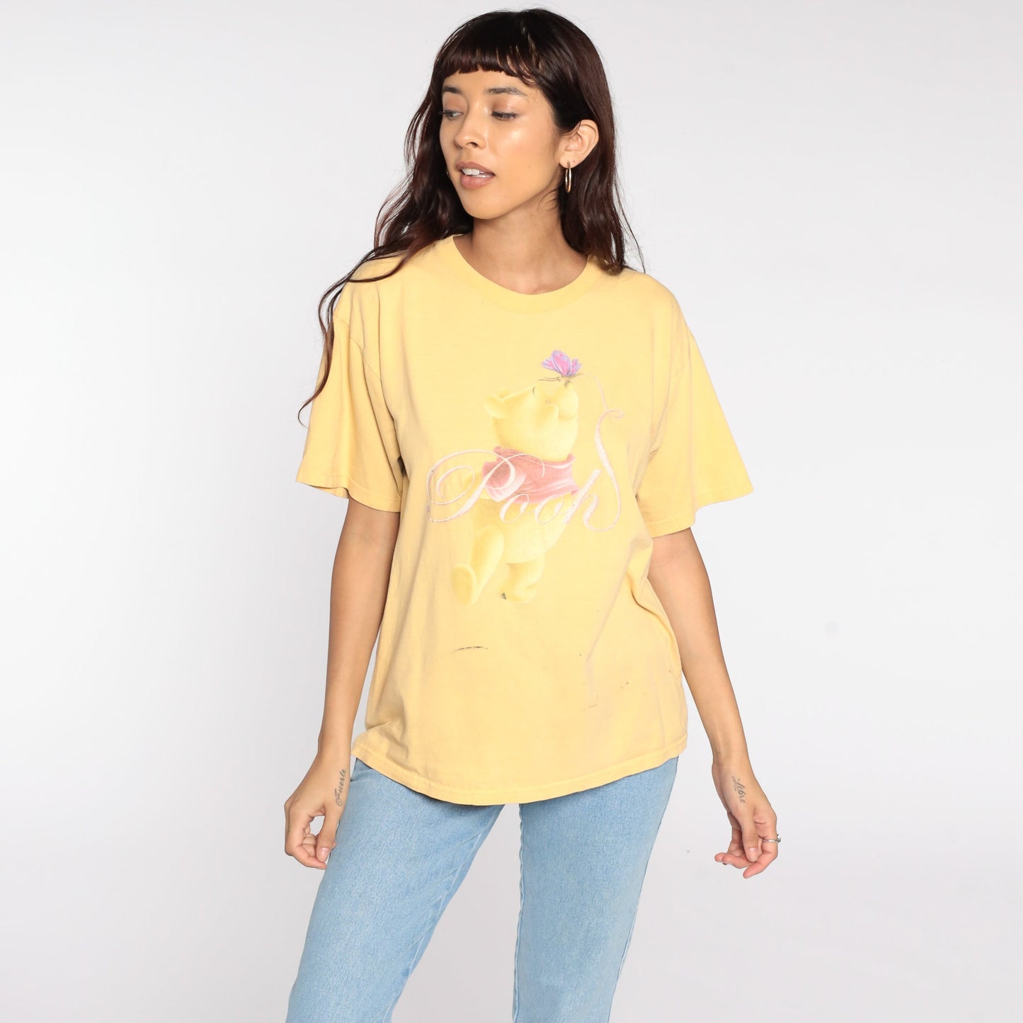 90s Winnie the Pooh Disney Graphic T-Shirt Cotton Tee Medium
