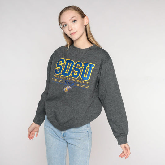 Y2K SDSU Mom Sweatshirt South Dakota State University Crewneck Small S