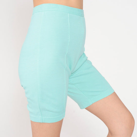 80s Bugle Boy Mint Green High-Rise Shorts Extra Small XS