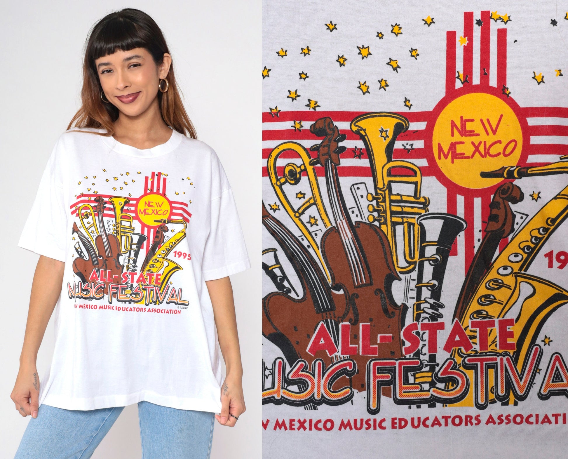 1995 All-State Music Festival New Mexico Graphic Tee Extra Large XL