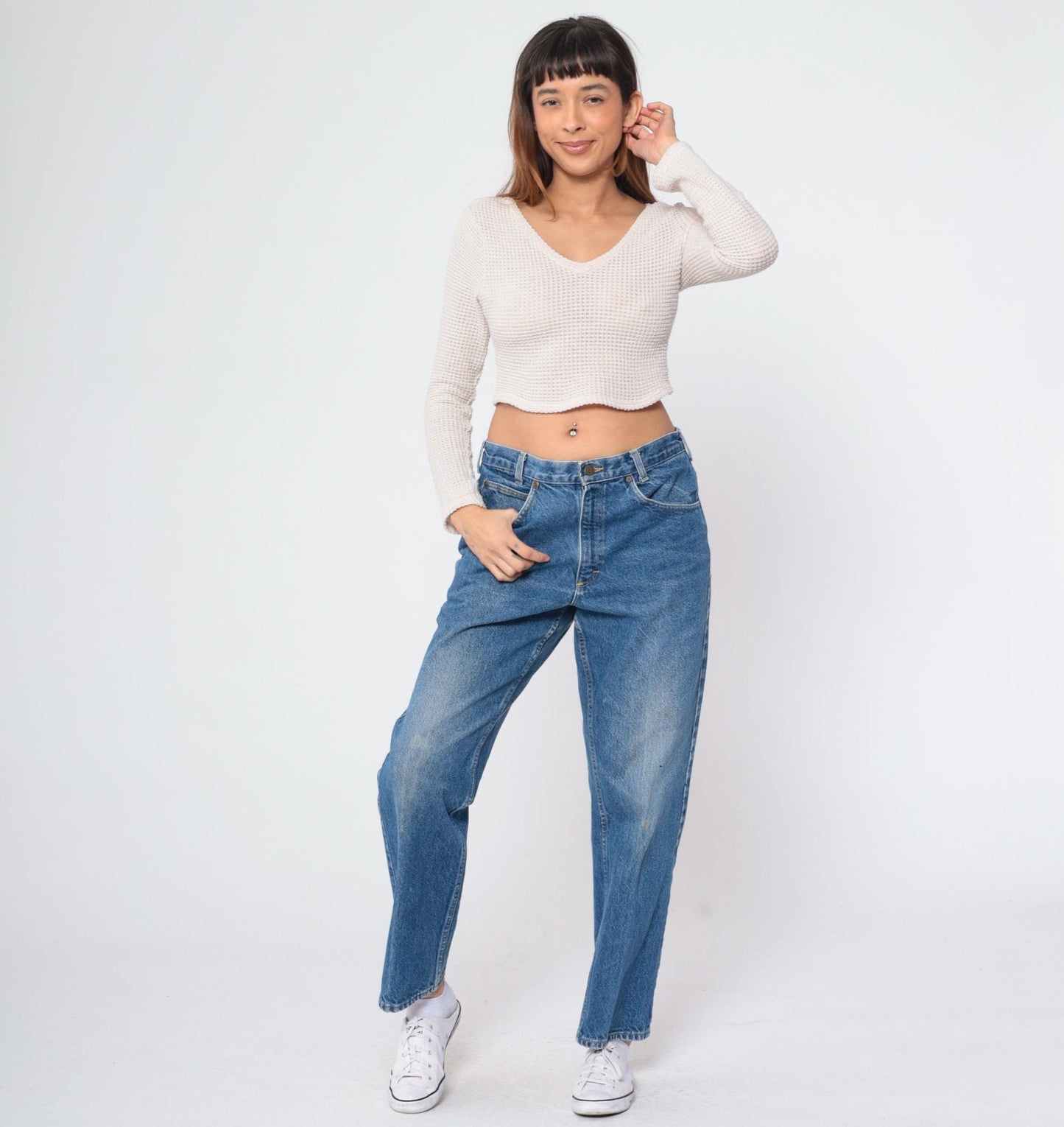 90s OshKosh Straight Leg Jeans High Rise Blue Denim Medium