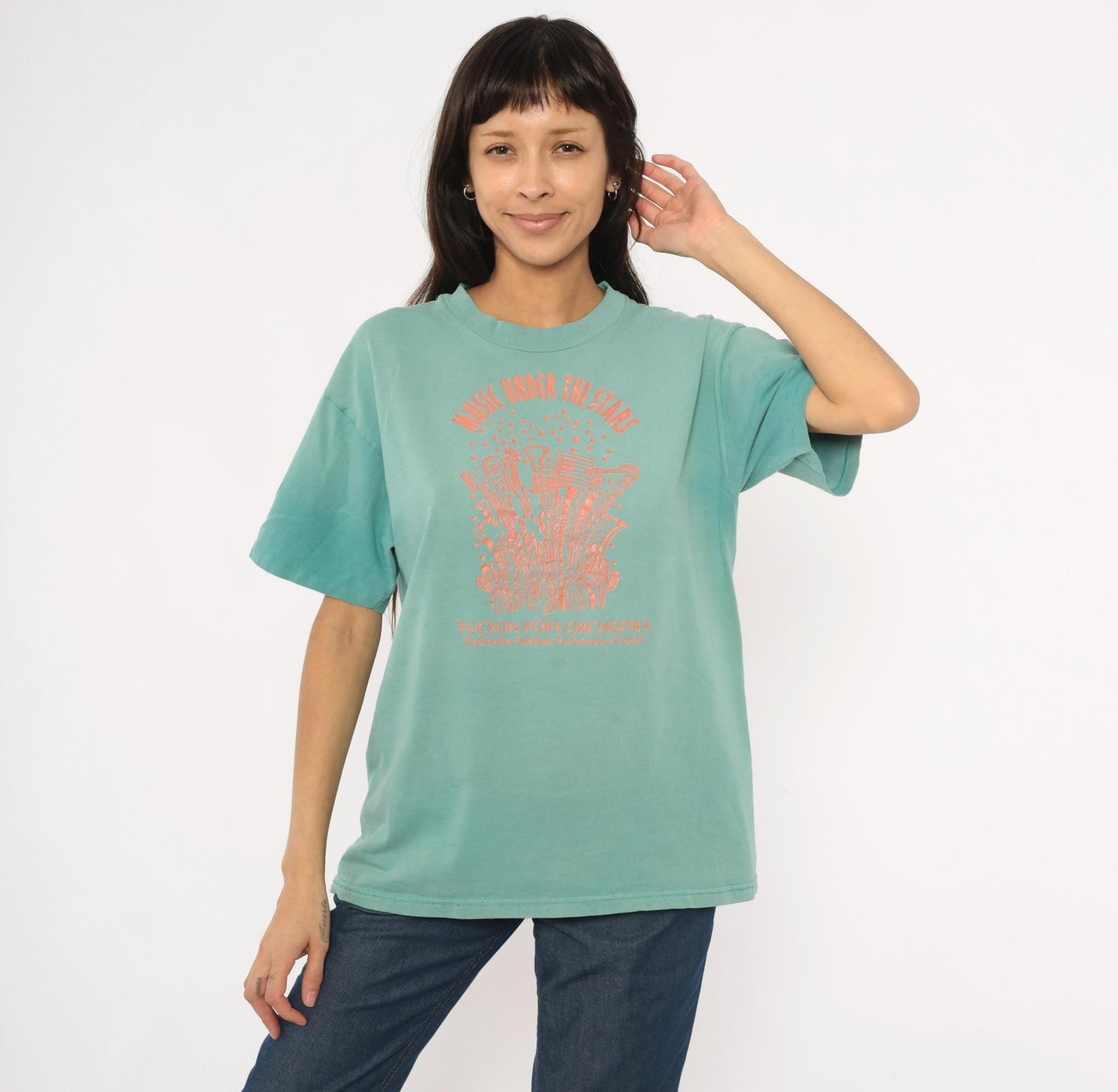 90s Tucson Pops Orchestra Music Under The Stars Concert Tee Large