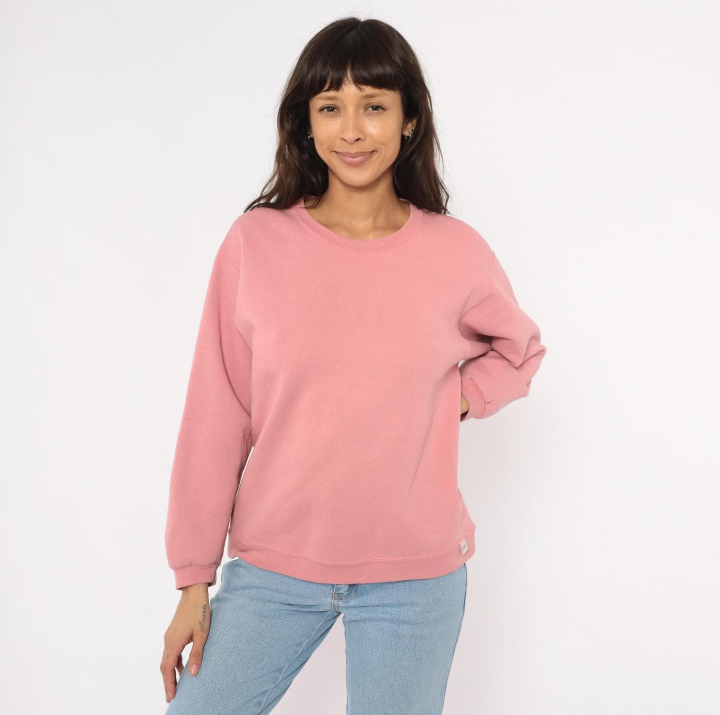 90s Russell Athletic Rose Pink Crewneck Sweatshirt Small S