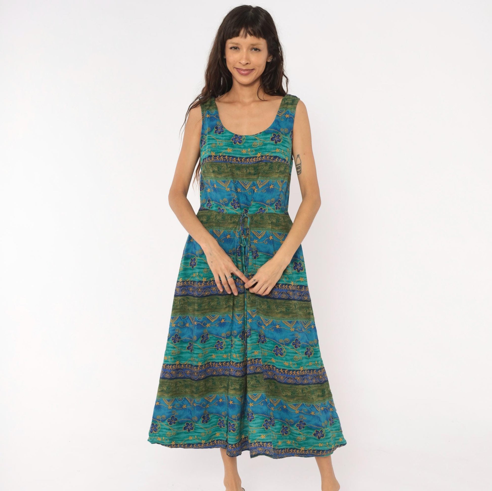 90s midi dress Lisa Jo Ruffle Trim Calico Introducing our Signature Midaxi Slip Dress ASOS DESIGN sequin 90s neckline