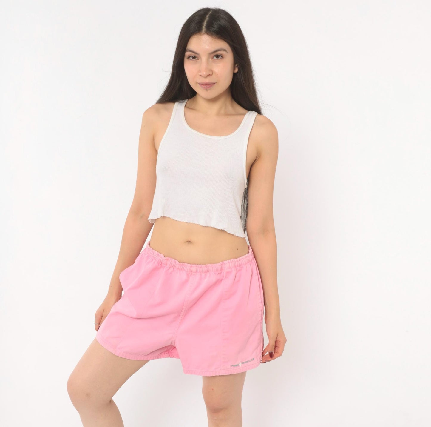 90s Crazy Shirt Poipu Beach Club Pink Cotton Shorts Large L