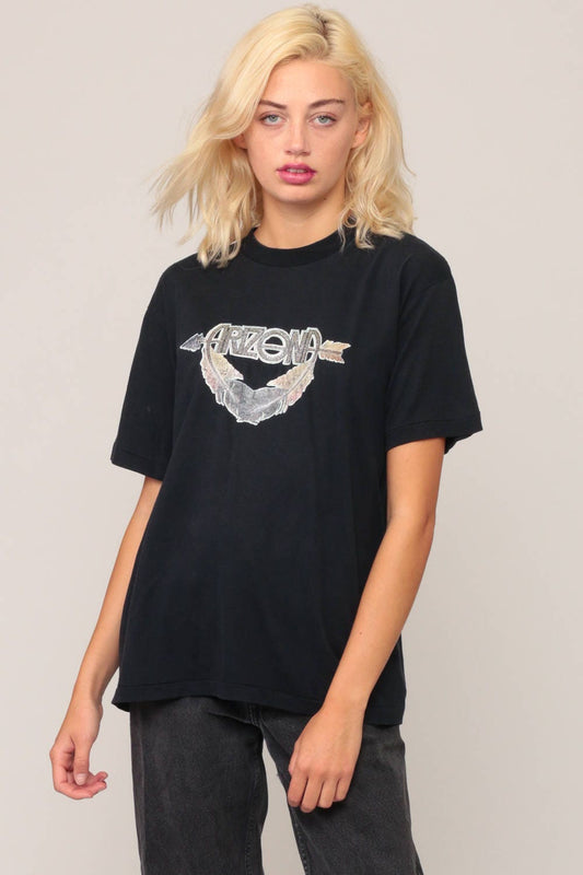 80s Arizona Arrow Travel Graphic T-Shirt Cotton Unisex Large