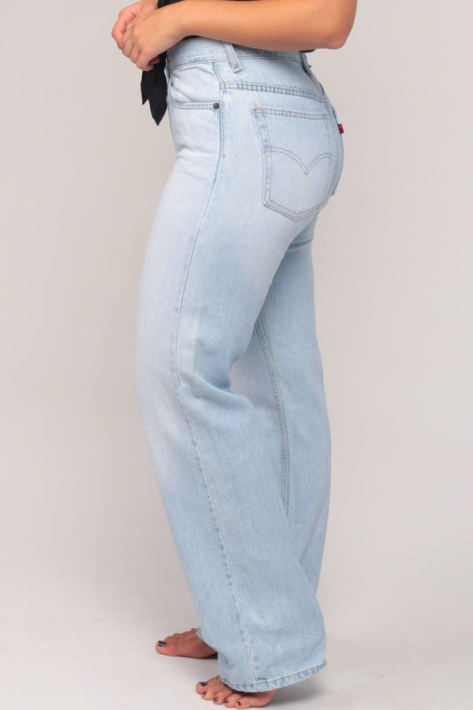 Levis 80s High Waist Straight Leg Jeans Blue Denim Medium 10