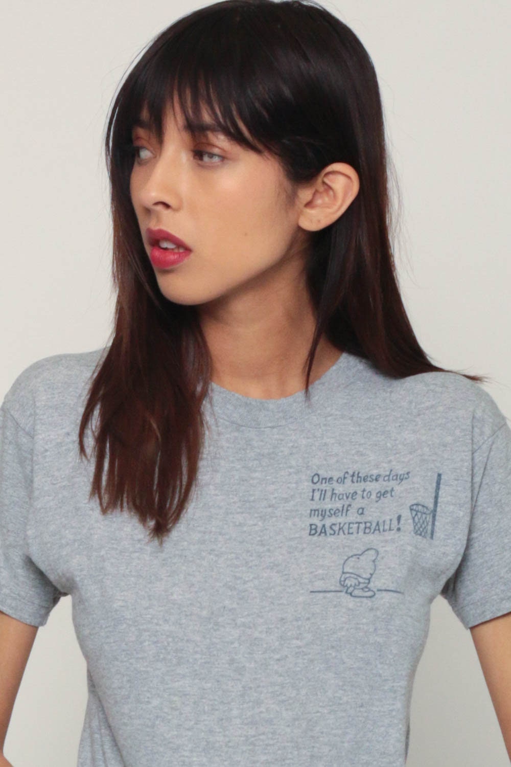 90s Ziggy Comic Graphic T-Shirt Basketball Joke Tee Small