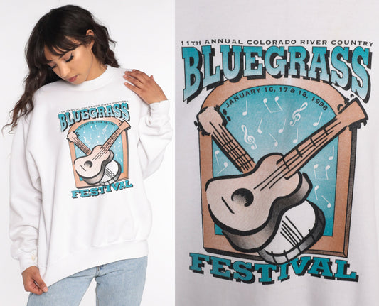1998 Colorado River Country Bluegrass Festival Sweatshirt Unisex Extra Large