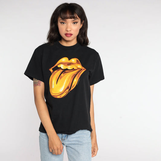 1997 Rolling Stones Bridges to Babylon Tour T Shirt Cotton Small