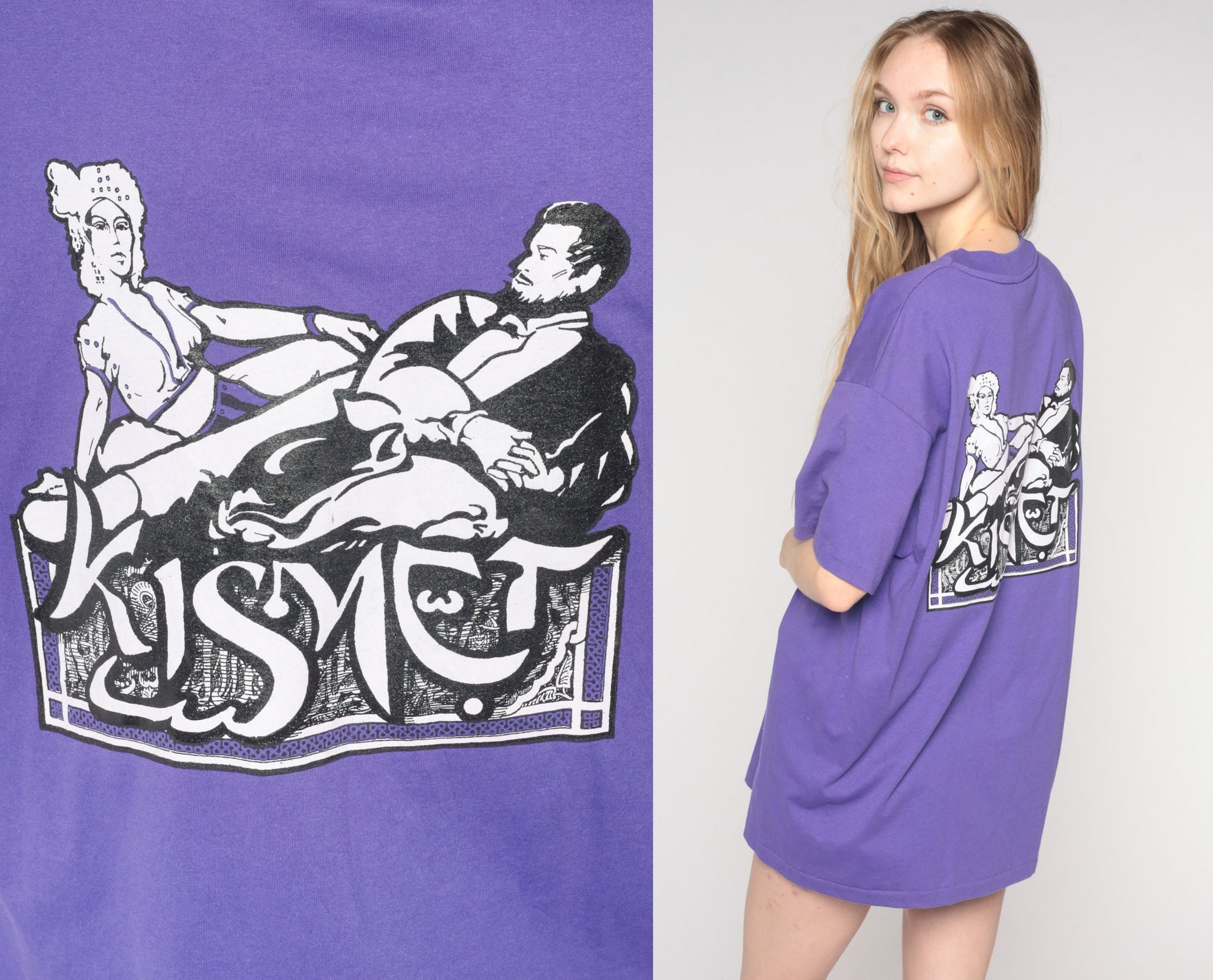 00s Kismet Musical Theater Southern California Graphic T-Shirt Purple Extra Large