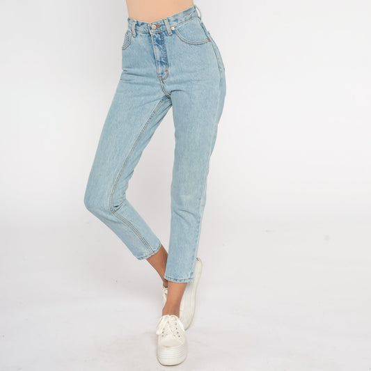 90s Calvin Klein High-Waisted Skinny Jeans Blue Denim Size 2
