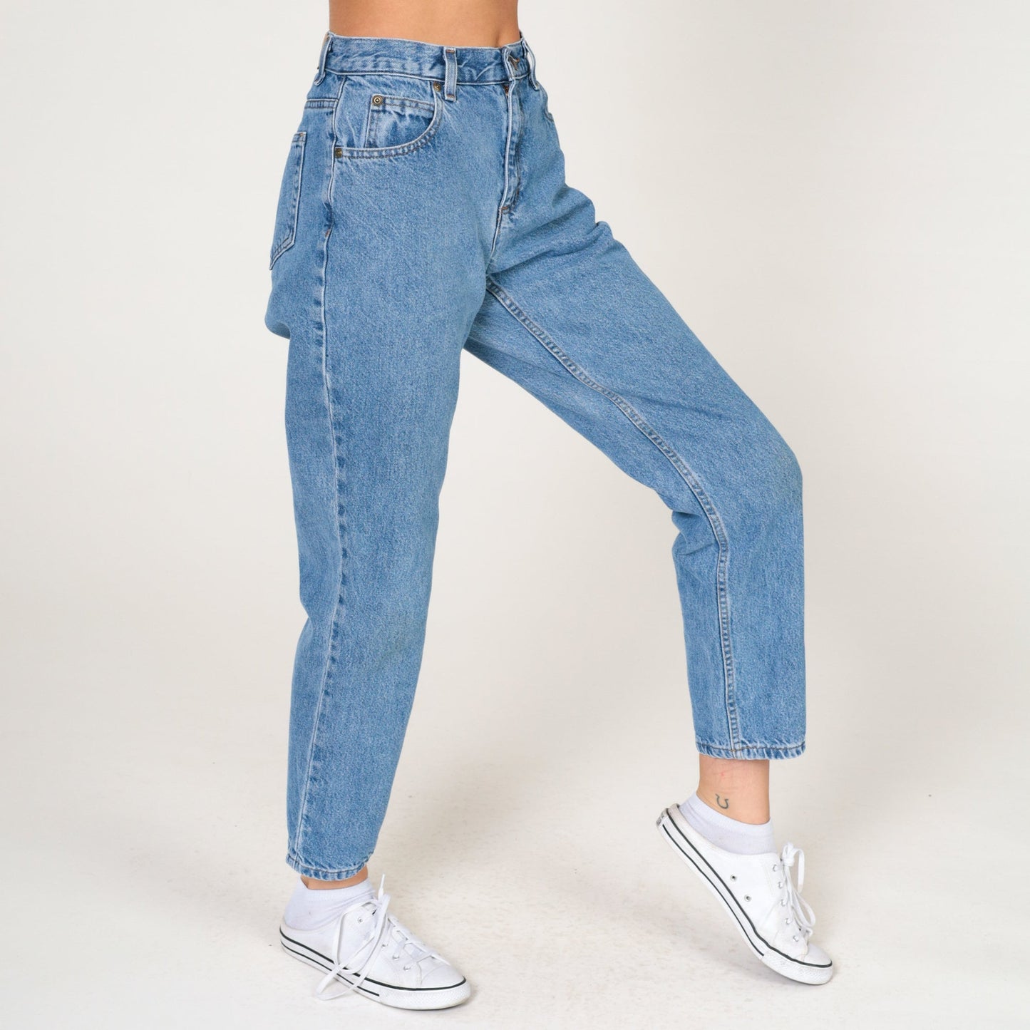 90s Liz Claiborne Mom Jeans Blue Denim Tapered Straight Leg Extra Small