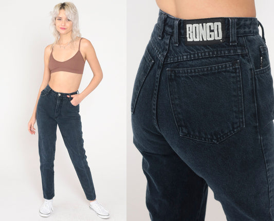 90s Bongo Black High Waist Skinny Jeans Extra Small XS