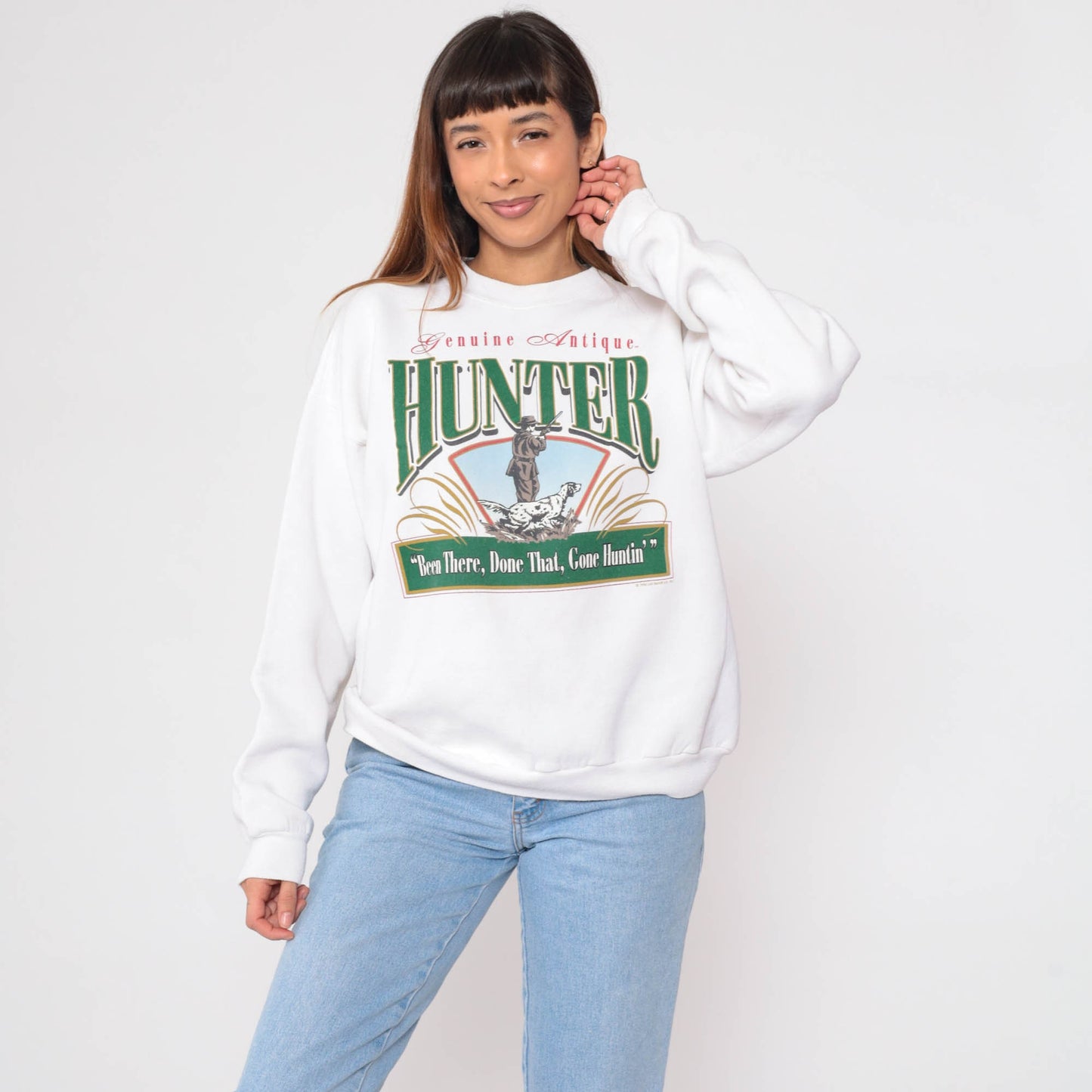 90s Hunting Sweatshirt Genuine Antique Hunter Been There Done That Pullover Extra Large