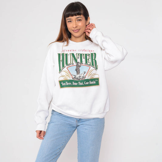 90s Hunting Sweatshirt Genuine Antique Hunter Been There Done That Pullover Extra Large