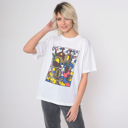 00s Iglesia Filipina Independiente Hermana Mayor Graphic Tee Large L