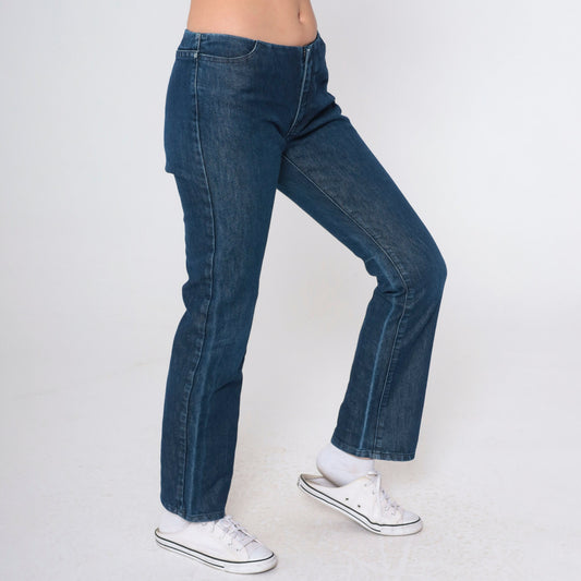 90s Gap Low Rise Bootcut Jeans Dark Wash Denim Extra Small