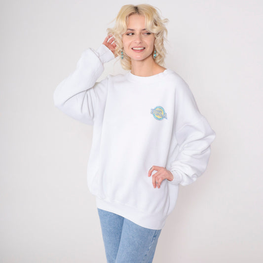 90s UCLA Graphic Sweatshirt White Crewneck College Sweatshirt Extra Large XXL