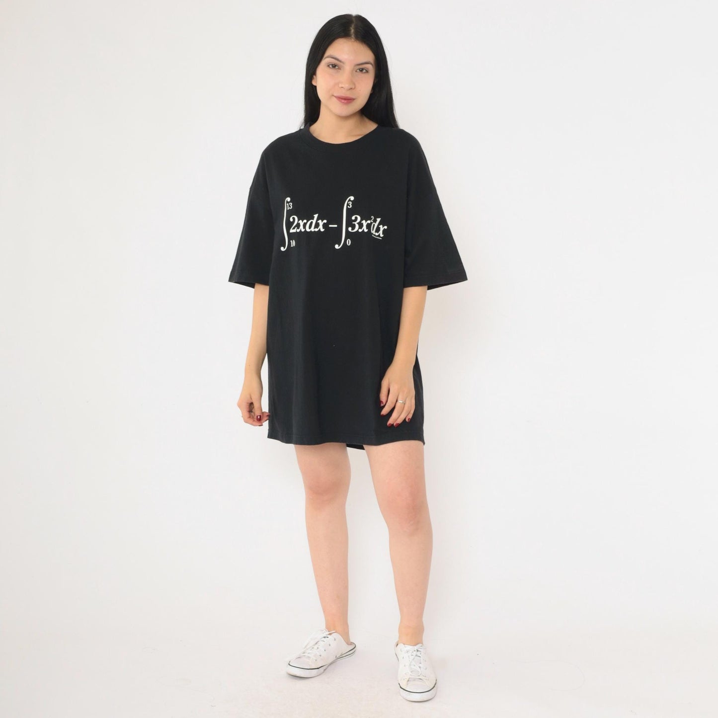Y2K Math Graphic Tee Black Do The Math Integral Equation Crewneck Extra Large
