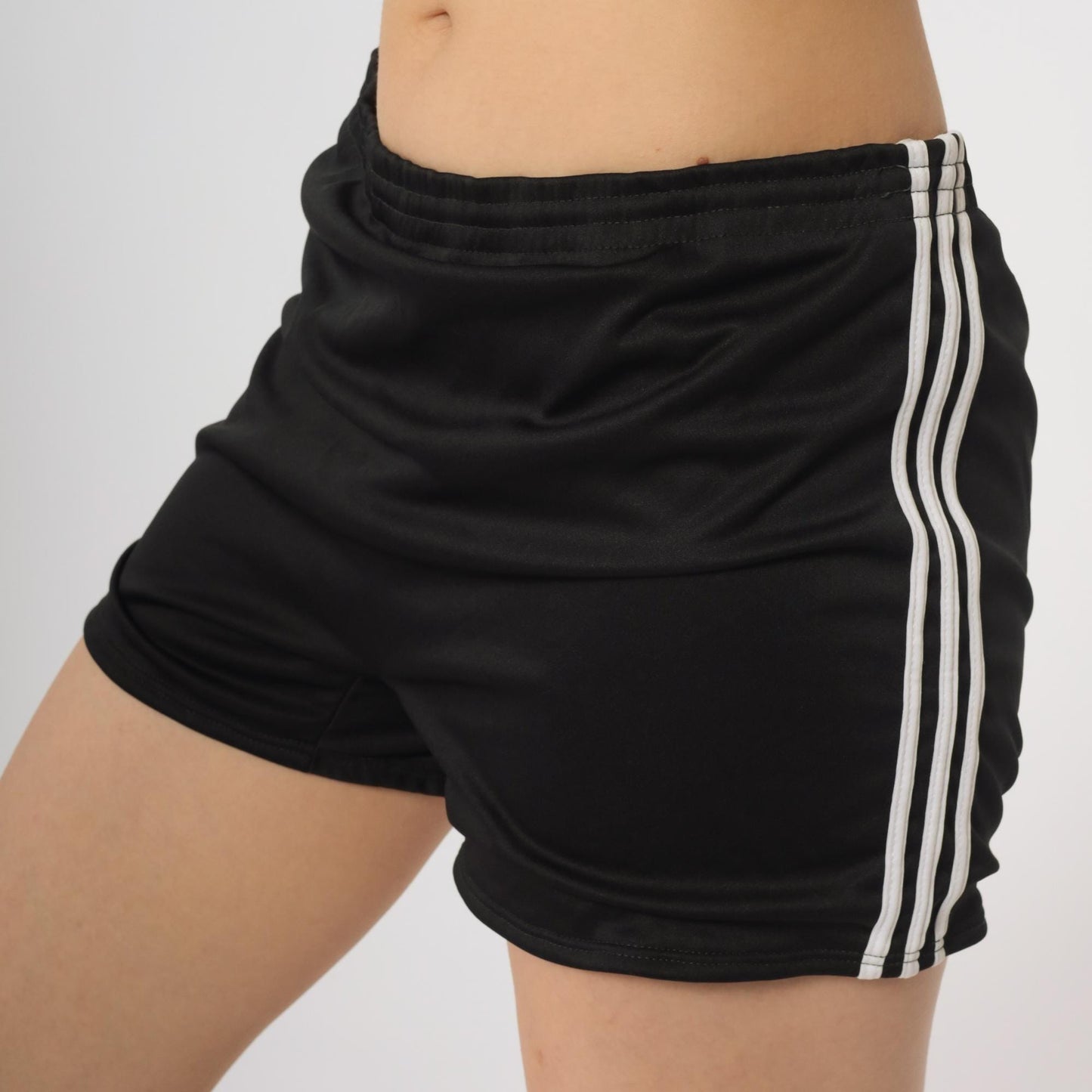 80s Champ Athletic Shorts Black White Stripe Track Shorts Extra Large XL