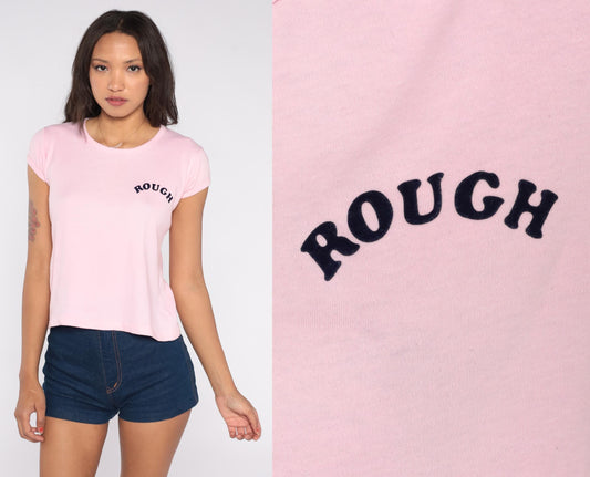 80s Pink Graphic Tee Ken's Liquor Store Stedman Cotton Medium