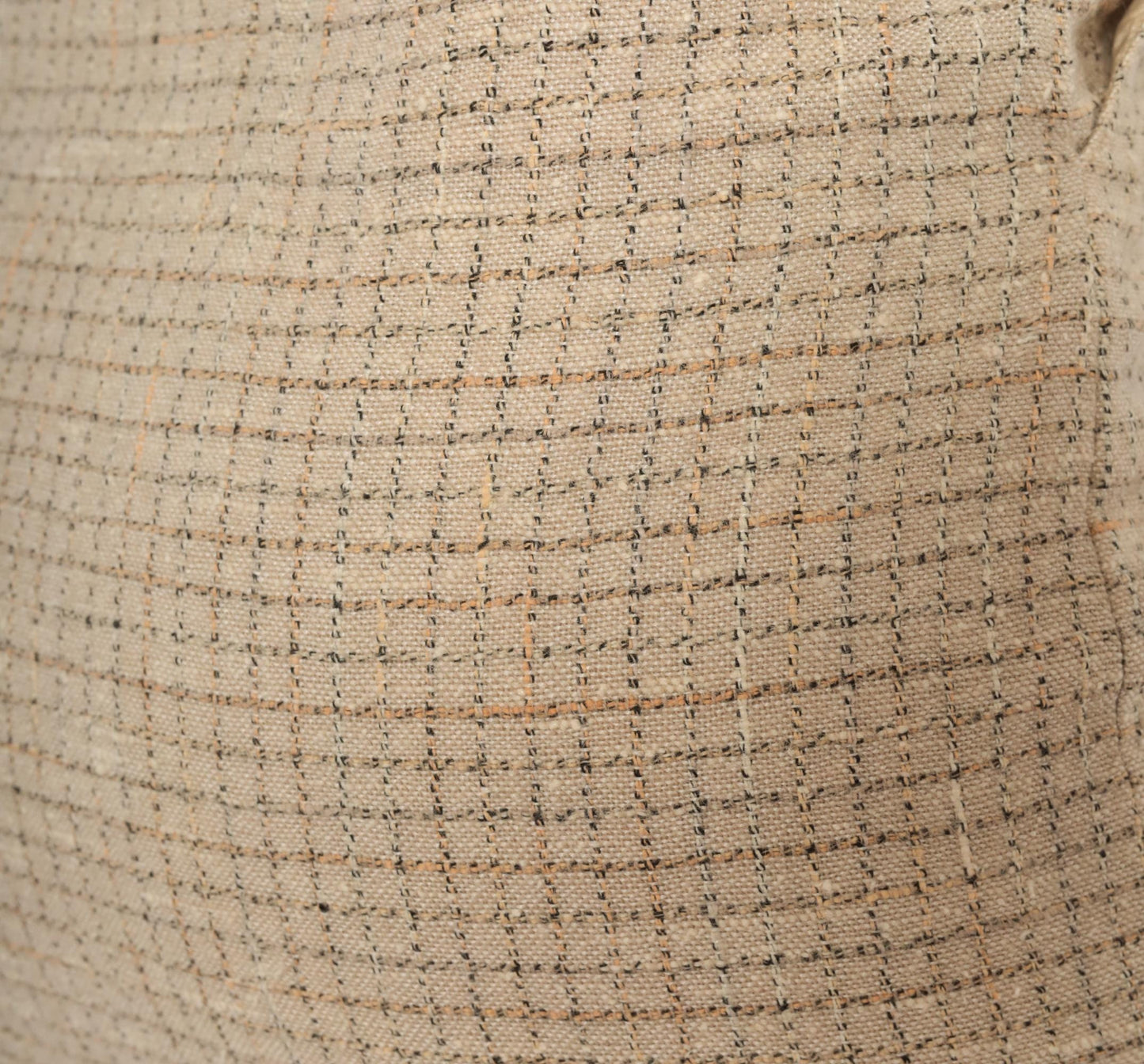 70s John Meyer Tweed Pencil Skirt Tan Houndstooth Check Knee Length Wool Small