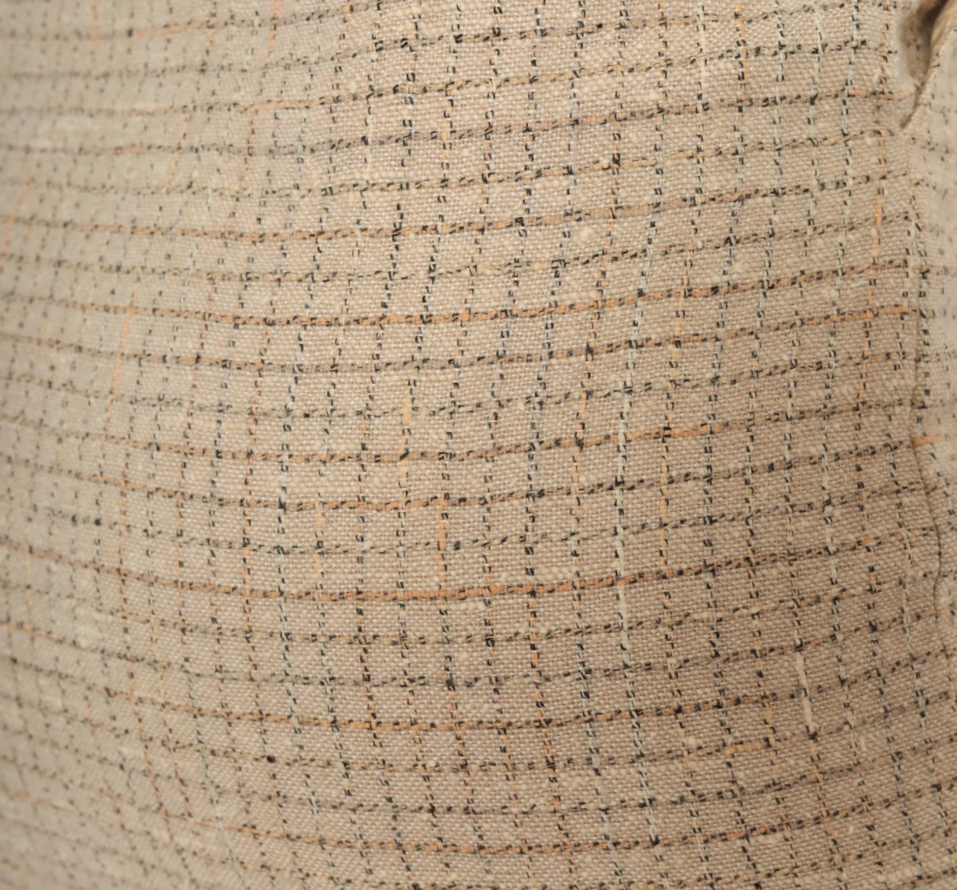 70s John Meyer Tweed Pencil Skirt Tan Houndstooth Check Knee Length Wool Small