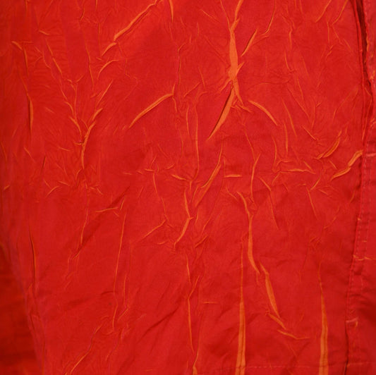 80s Summer Shades Jockey Red Orange Crinkle Athletic Shorts Medium M
