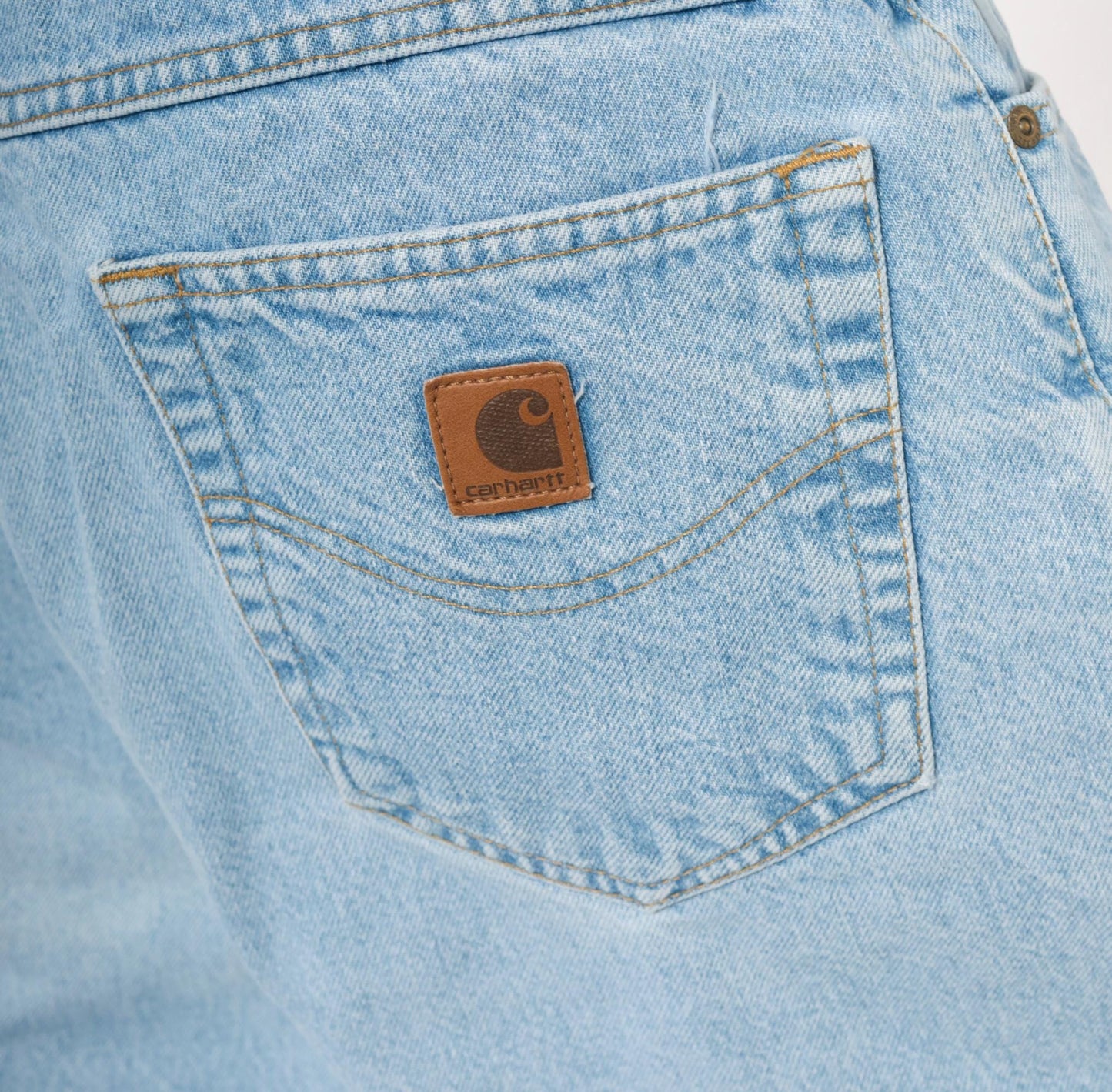 Carhartt Light Wash Straight Leg Jeans 2000s Relaxed Fit Denim 40 x 30