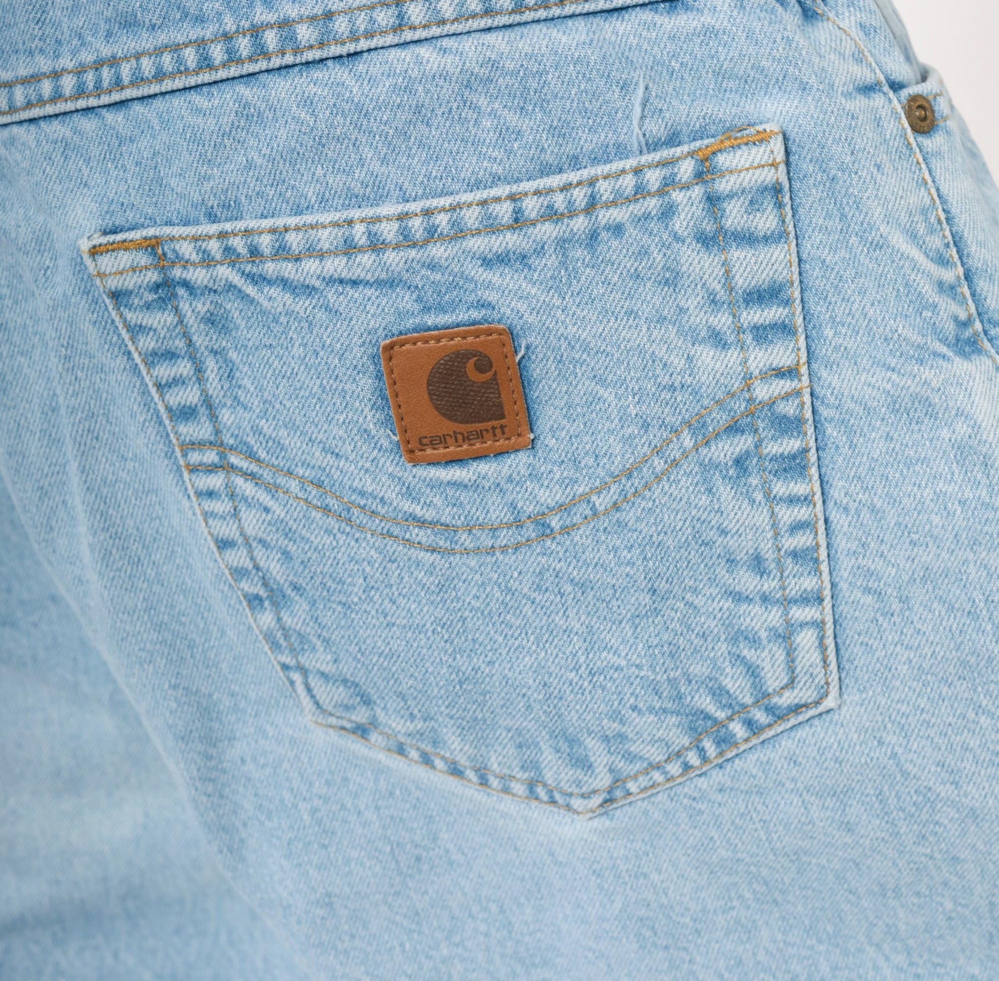 Carhartt Light Wash Straight Leg Jeans 2000s Relaxed Fit Denim 40 x 30